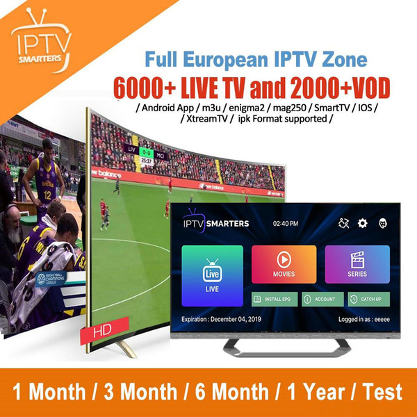 1 Year Global Iptv Subscription For Smart TV M3U Mag Box Android IOS Device France UK Italy USA Spain Canada Latino Abonnement Iptv