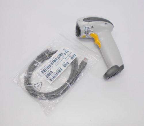 Symbol LS4208-SR20007ZZR Barcode Scanner wiht cable Handheld USB ( White)