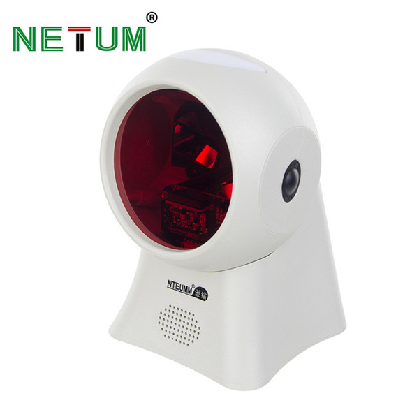 Wholesale-NETUM High Quality Laser Flatbed Barcode Scanner 20 Lines Desktop Omnidirectional Bar code Reader for Retail Store/Supermarket