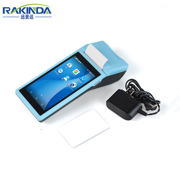 Rakinda S4-Android 6.0 Mobile Handheld PDA POS Terminal with 58mm Thermal Printer and Barcode/NFC Reader