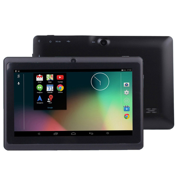 7 inch tablet pc wifi 512MB RAM and 8GB ROM Allwinner A33 tablet Quad Core Android 4.4 Capacitive Tablet PC Dual Camera Q88