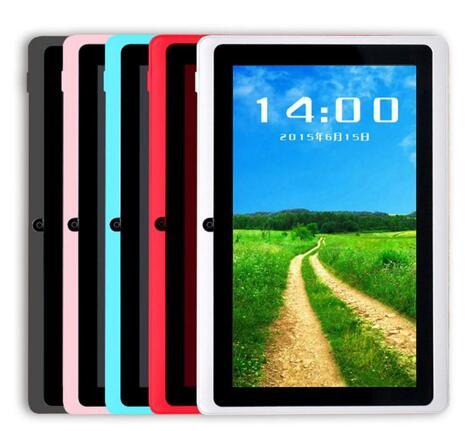 2019 tablets wifi 7 inch 512MB RAM 8GB ROM Allwinner A33 Quad Core Android 4.4 Capacitive Tablet PC Dual Camera Q88