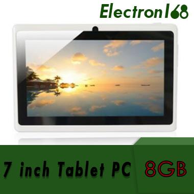 60X 2018 7 inch Capacitive Allwinner A33 Quad Core Android 4.4 dual camera Tablet PC 8GB RAM 512MB ROM WiFi EPAD Youtube Facebook Google DHL