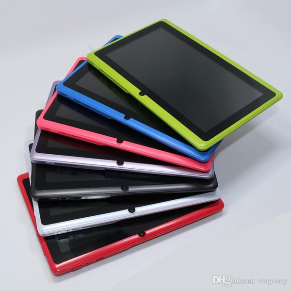 7 inch Q88 HD Screen Tablet PC A33 Quad Core CPU Android 4.4 OS 8GB Memory