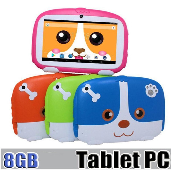 Kids Brand Tablet PC 7 inch Quad Core children tablet Android 6.0 Allwinner A33 google player 512MB RAM 8GB ROM With Retail package