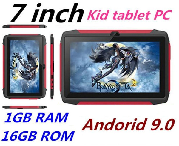 kid Tablet PC Q98 Quad Core 7 Inch 1024*600 HD screen Android 9.0 AllWinner A50 real 1GB RAM 16GB Q8 with Bluetooth wifi wholesale price