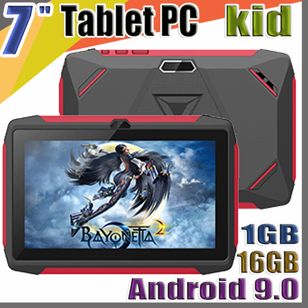 new FREE DHL kid Tablet PC Q98 Quad Core 7 Inch 1024*600 HD screen Android 9.0 AllWinner A50 real 1GB RAM 16GB Q8 with Bluetooth wifi