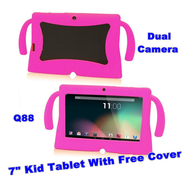 7-inch Android 4.4 Kids Tablet 8GB WIFI Allwinner A33 Kids Tablet + Free Cover Best Gift For Children