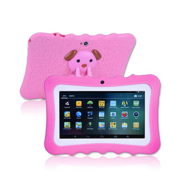 Wholesale ! Kid Educational Tablet PC 7 Inch Screen 1+8G Quad Core Children Tablet Google Player With Retail Box