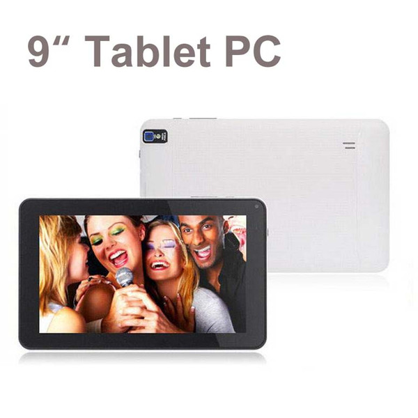 Quad Core 9 inch A33 Tablet PC with Bluetooth flash 512MB RAM 8GB ROM Allwinner A33 Andriod 4.4 1.5Ghz