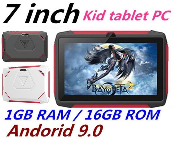 NEW kid Tablet PC Q98 Quad Core 7 Inch 1024*600 HD screen Android 9.0 AllWinner A50 real 1GB RAM 16GB Q8 with Bluetooth wifi factory price