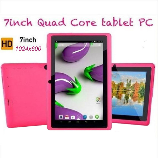 Q88 7 inch Capacitive Allwinner A33 Quad Core Android 4.4 dual camera Tablet PC 8GB ROM 512MB WiFi EPAD Youtube Facebook Google