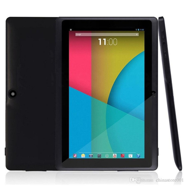 Newest Q88 7 Inch Android 4.4 Tablets PC ALLwinner 8GB ROM 1GB RAM Cheap A33 Quade Core Dual Capacitive tablets