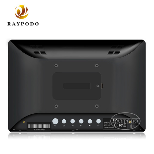 Raypodo 8 inch 10.1 inch 15.6 inch android 8.1 POE tablet with VESA wall mount for commerical using