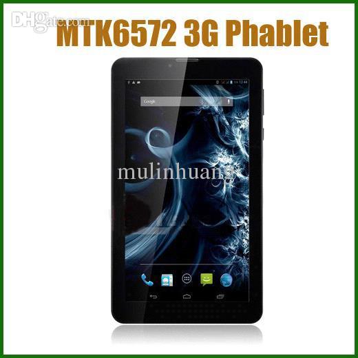 7 Inch Phablet Android 4.4 Retail MTK6572 Dual Core Dual 1.5GHz 3G Phone Call GPS Bluetooth WIFI Dual Camera Tablet PC 706 Retail