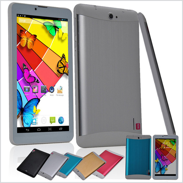 7 Inch 3G Phablet Android 4.4 MTK6572 Dual Core 1.5GHz 512MB RAM 4GB ROM 3G Phone Call GPS Bluetooth WIFI WCDMA Tablet PC 706 MQ5