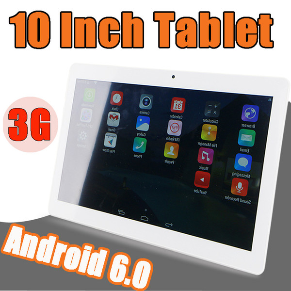 1 Pc DHL High quality 10 inch MTK6572 MTK6582 IPS capacitive touch screen dual sim 3G tablet phone pc 10