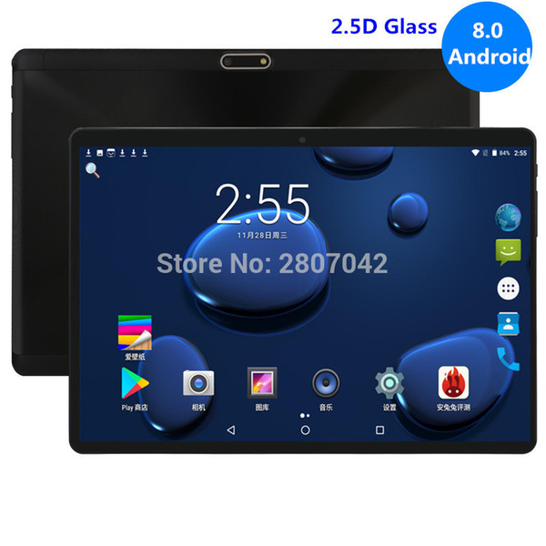 2019 New 10 inch tablet Android 8.0 4GB RAM 64GB ROM Octa Core 1280X800 2.5D IPS Screen Dual SIM Cards 3G 4G FDD LTE GPS Pad 10