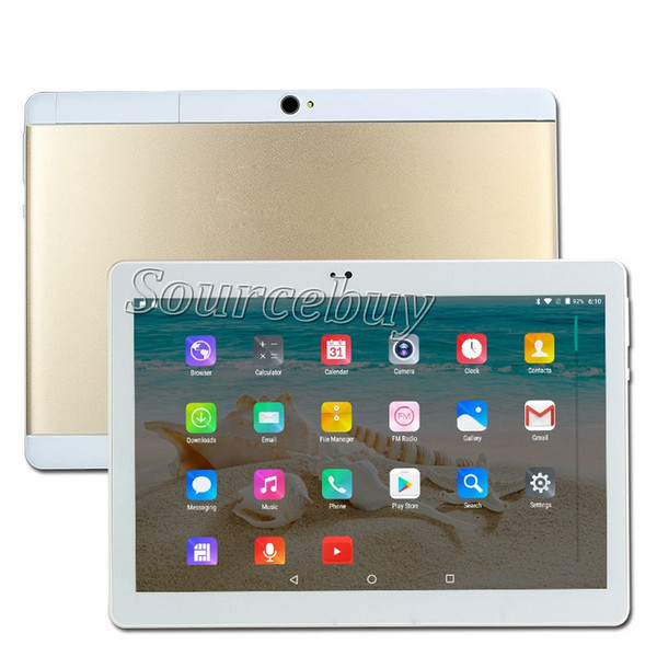 10 inch tablet PC Quad Core Android 4.4 1GB RAM 16GB ROM Dual SIM Cards IPS Bluetooth Wifi Phablet tablets DHL Free