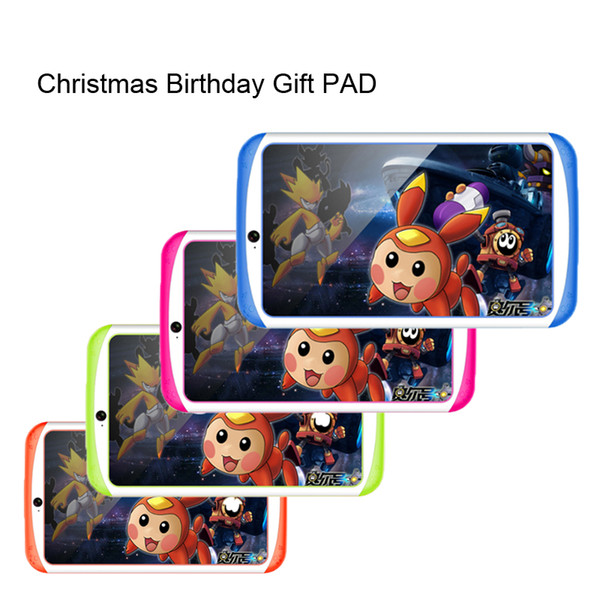 NEW! 7 inch Kids Tablet PC 1024x600 Screen 3D hardware acceleration 512+4GB Children Education Games Birthday Christmas Gift