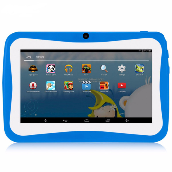 7 inch Kids Tablet PC Quad Core 512MB+8GB Android4.4 Wi-Fi Tablet Baby Games Designed for Children with Gift Box