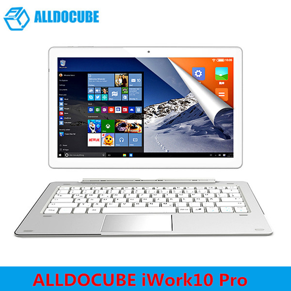 ALLDOCUBE iWork10 Pro 2 in 1 Tablet PC 10.1'' Windows 10 Android 5.1 Intel Cherry Trail x5-Z8350 Quad Core 1.44GHz 4GB 64GB HDMI