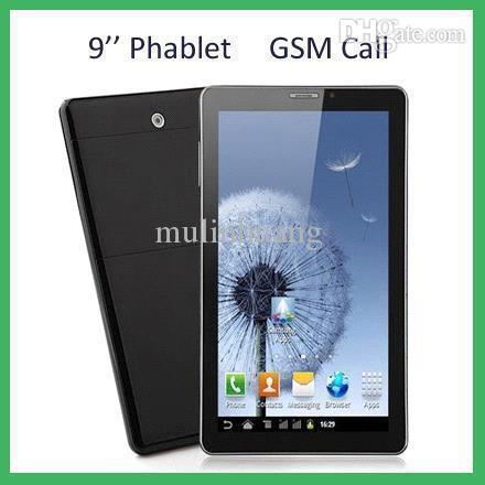 Wholesale - DHL P2000 9 Inch Phablet Android 4.2 MTK6572 Dual Core Dual Sim GSM Phone Call GPS Bluetooth WIFI Dual Camera Tablet PC MQ2