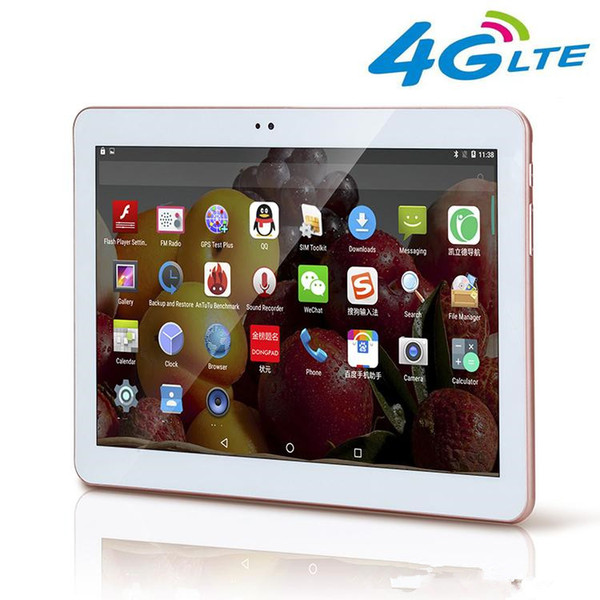 Hot sale 2017 New 4G LTE 10.1 inch Tablet PC Octa Core IPS Bluetooth RAM 4GB ROM 64GB 4G Dual sim Phone Android 6.0 GPS 10 shipping for free