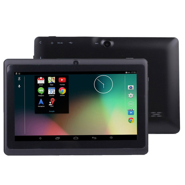 10X 7 inch Capacitive Allwinner A33 Quad Core Android 4.4 dual camera Tablet PC 8GB RAM 512MB ROM WiFi EPAD Youtube Facebook