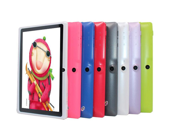 Tablet 7 inch tablet Allwinner A33 tablet pc Quad Core Q88 Android 4.4 512MB/8GB 1024*600 2300mAh wifi flashlight