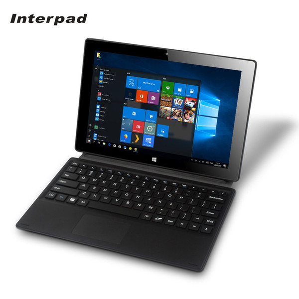 Interpad 10.1 inch 32GB Windows tablets Z8350 1.8GHz WIFI USB3.0 HDMI Camera 2 in 1 laptop Win10 tablet pc 2G RAM IPS 1280*800