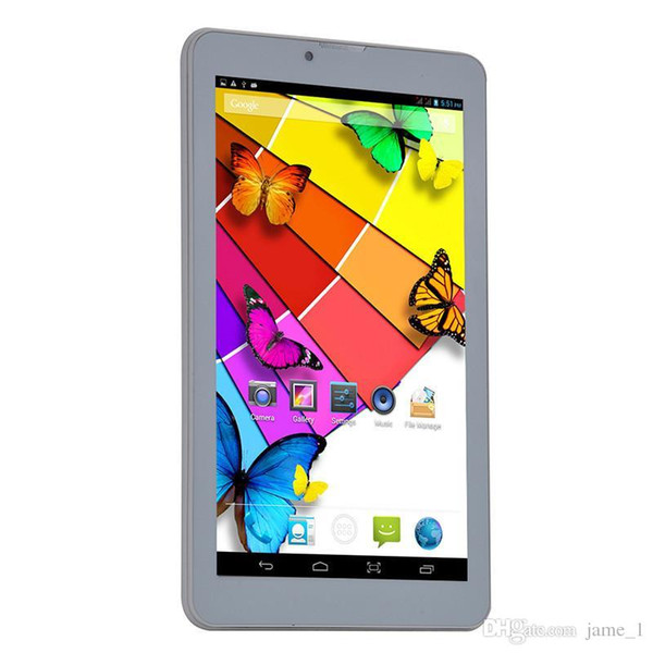 7 Inch Phablet Tablet 3G Phone Dual Sim Card Unlocked GPS Bluetooth MTK6572 Dual Core Calling GSM Wifi Dual Camera WCDMA