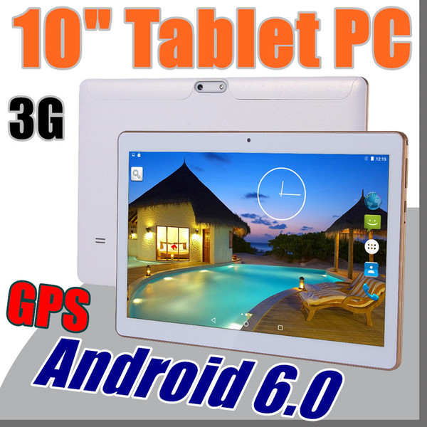 New Arrival 10 Inch Tablet PC MTK6582 Octa Core Android 6.0 Tablet 4GB RAM 64GB ROM 5mp IPS Screen GPS 3G phone Tablets E-10PB