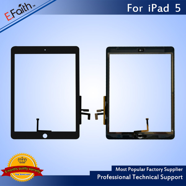 High Quality touch digitizer For iPad Air Touch Screen Digitizer Replacement+Adhesive for iPad 5 touch screen