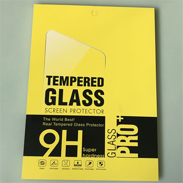 Tempered Glass For Apple iPad Pro 9.7 10.5 2017 2018 Air Air2 2 3 4 Tablet Screen Protector 9H Toughened Protective Film Guard Films Box