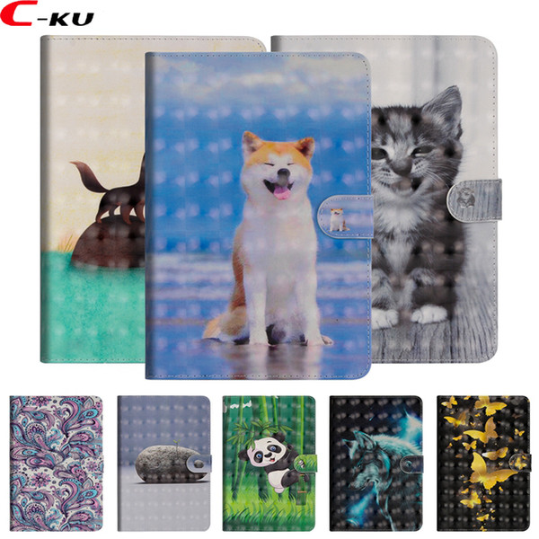 For Ipad Air 2 Pro 9.7 2017 2018 Pro 10.5 Pro 9.7 2016 Mini 1 2 3 4 Cartoon Panda Wallet Leather Case Butterfly Mandala Skin Cover 60pcs