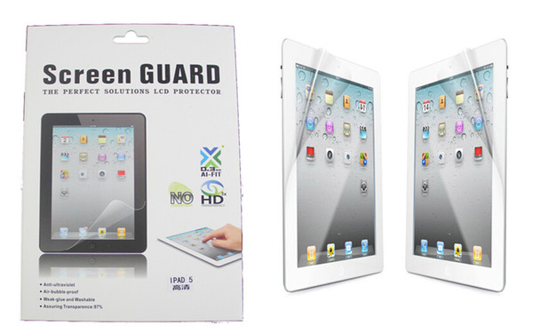 LCD Screen Protector Clear Matte Screen Film Guard Protection with Retail Package for Ipad mini 3 4 Ipad 2 3 4 5 6 air 2 Ipad Pro 9.7 10.5