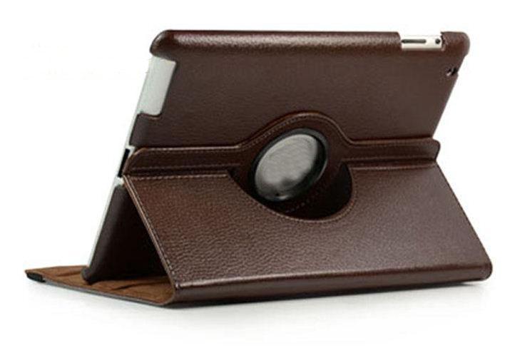 360 Degree Rotating Leather Stand Case for ipad2/3/4