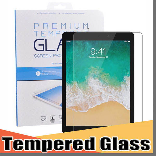 For iPad Air 9.7 Tempered Glass Screen Protector Guard Shield For New iPad Pro 10.5 2017 mini 3 4 Samsung Tablet