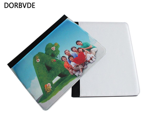 2D Sublimation Printing blank Leather Flip Cover for iPad mini 2/3 4 mini Blank Book Case 100pcs