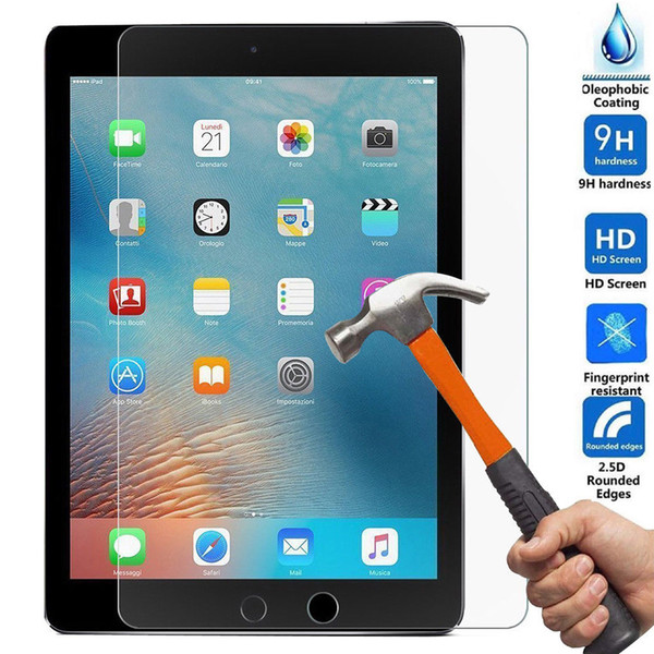 For iPad Pro Air 9H Premium Clear Explosion-proof Front Screen Protector for iPad mini Tempered Glass for iPad mini 2 mini 4 Protective Film