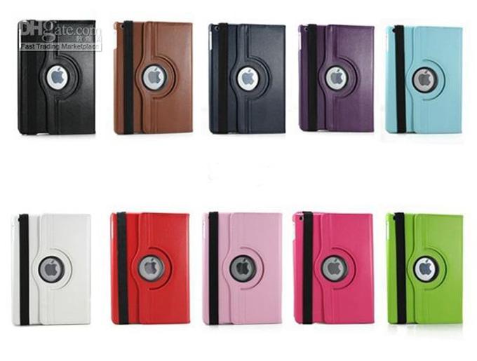 Rotating Case For iPad Air,360 Degree Rotary Stand PU Leather Cover Cases ForiPad mini 2 3 4 5 Air Samsung Galaxy Tab S T700 T800 P3200