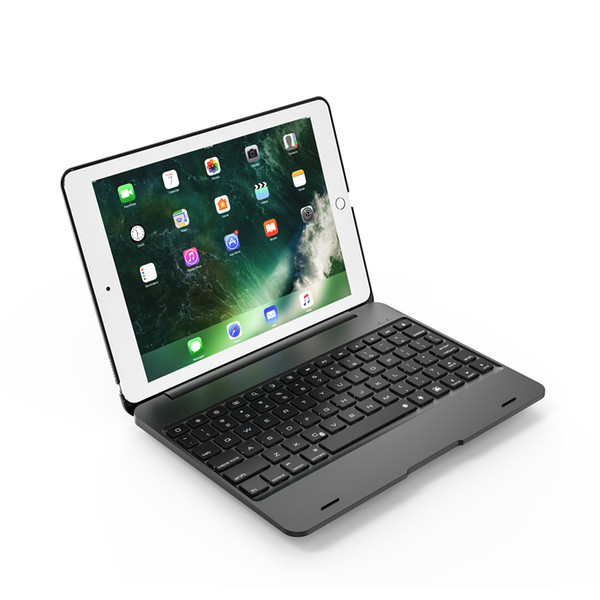 Bluetooth Keyboard Auto Sleep Wireless Keyboard for iPad Pro 9.7/Air 1/Air 2/2017 2018 New Ipad Protective Tablet Flip Stand