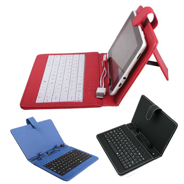 7 inch Q88 tablets universal holster, with the keyboard, Folding Folio Case DHL Free shipping