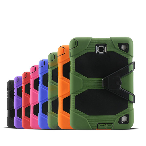 Heavy Duty ShockProof Rugged Impact Hybrid Tough Armor Case For iPad 2 3 4 5 6 Mini Samsung Galaxy Tab 3 4 P3200 P5200 T330 T230 PCC067