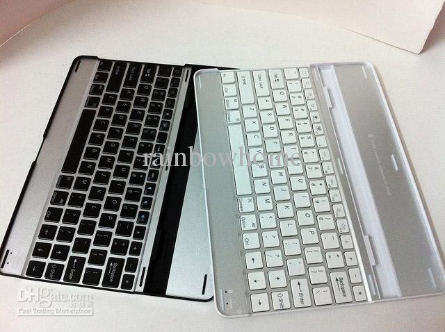 Aluminum Alloy Wireless Bluetooth Keyboard Stand Holder for iPad Air Mini 2 3 5 QWERTY Case Cover Portable Keyboards