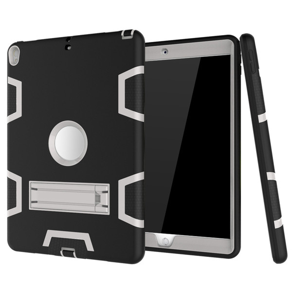 For Ipad Pro Tablet Pc Case Pc Tpu Silicone Shockproof Kickstand Robot Case Ipad 10.5 Inch Back Cover Cases