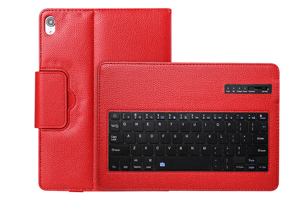 Flip Litchi Leather Case built-in Removable Wireless Keyboard for Apple iPad Pro 11 A1979 A1980 A1934 A2013 Tablet Smart Cover+Stylus