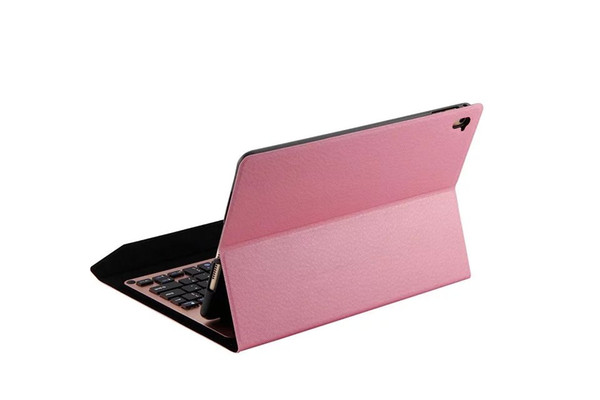 25pcs For ipad pro 9.7 inch Ultra-Slim Aluminum Bluetooth Keyboard PU Leather plastic stand Case Cover for iPad Pro 9.7