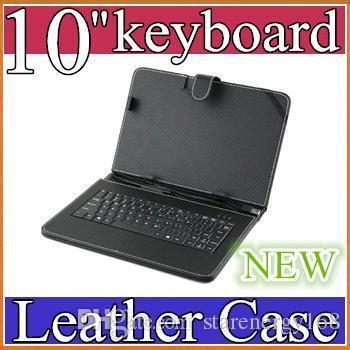 OEM Black Leather Case with Micro USB wbgith Interface Keyboard for 10 MID Tablet PC JP10-1